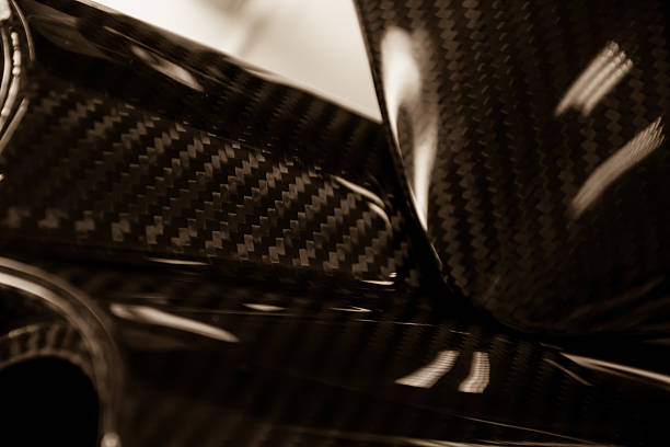 istock Carbon fiber composite raw material background 629602602