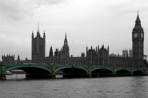 The Palace of Westminster in the afternoon.