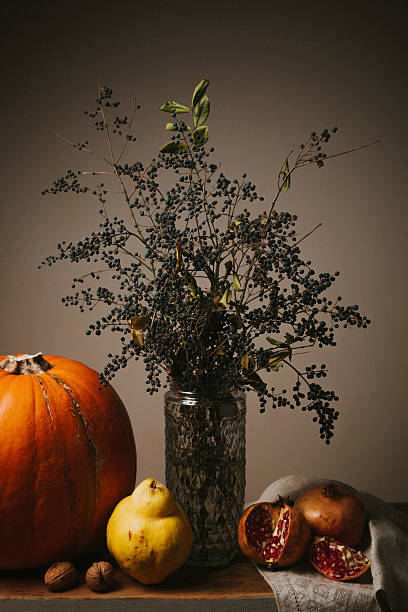 istock Vintage autumn still life 629611354