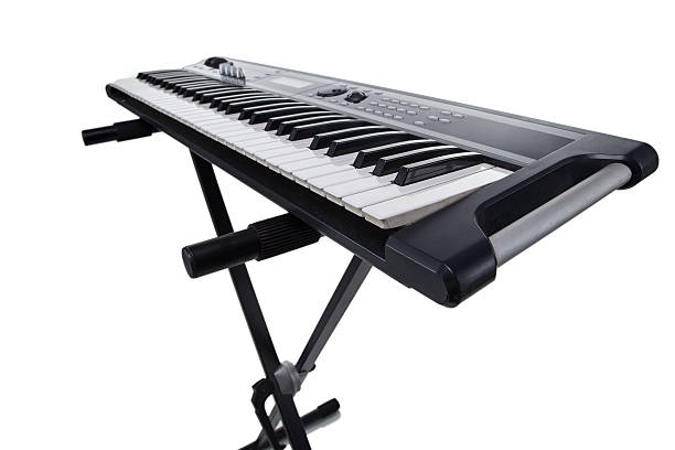 istock Isolated synthesizer on the rack 629614228