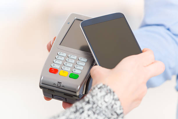 istock Paying contactless with smart phone 629615424