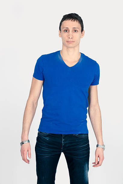 istock Handsome man doing different expressions in different sets of clothes: posing 629616800