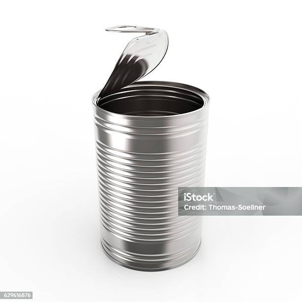 News Can Stock Photo - Download Image Now - Can, Tin, Opening
