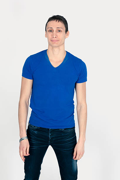 istock Handsome man doing different expressions in different sets of clothes: posing 629617258