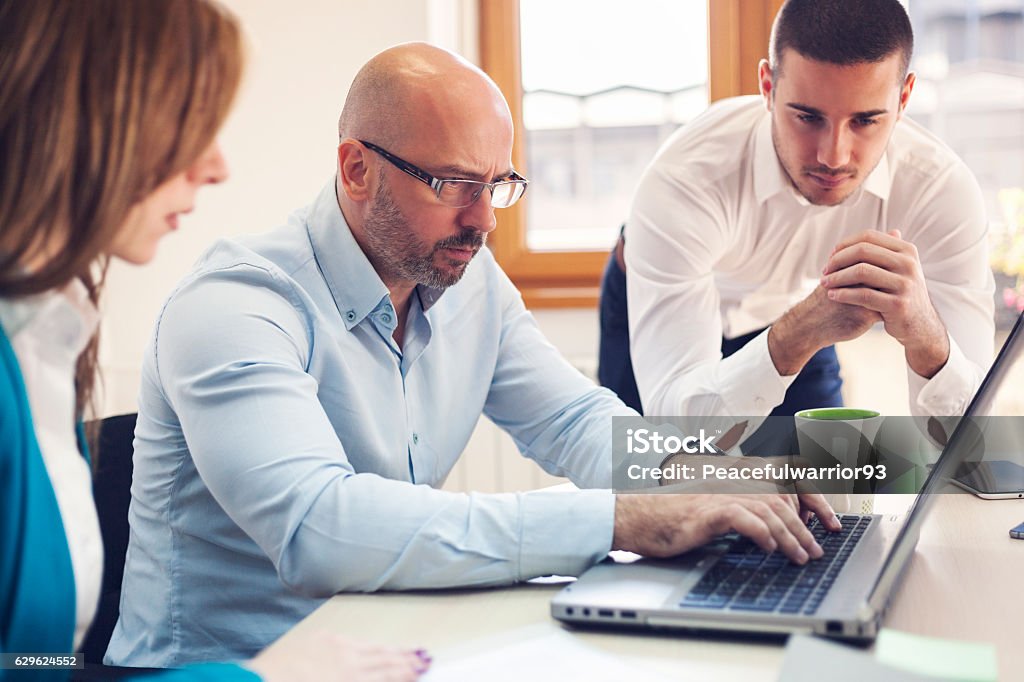 Business People Meeting Communication Working Office Concept - Foto stock royalty-free di Industria edile