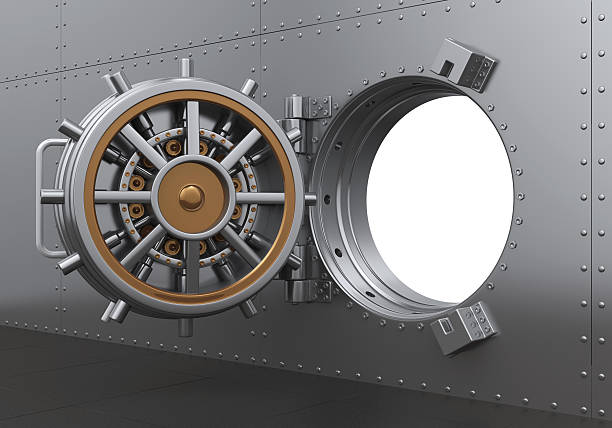 istock Open Bank Vault Door 629626456