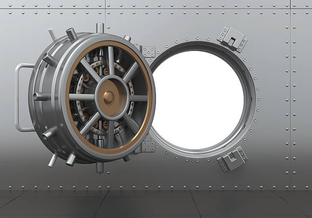istock Open Bank Vault Door 629626622