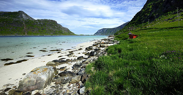 istock Lofoten Islands beach 629627096