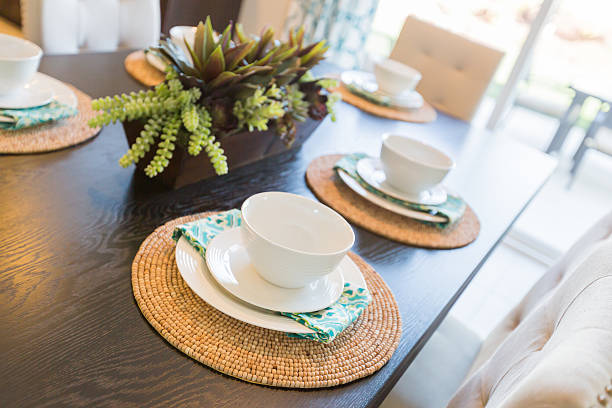 istock Close Up Abstract of Table Setting in House 629627352
