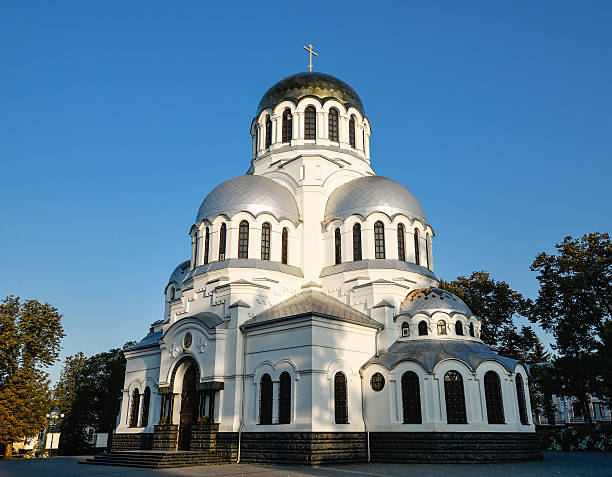 église, kamianets-podilskyi, région de khmelnitsky, ukraine - church saint peter alexander horizontal photos et images de collection