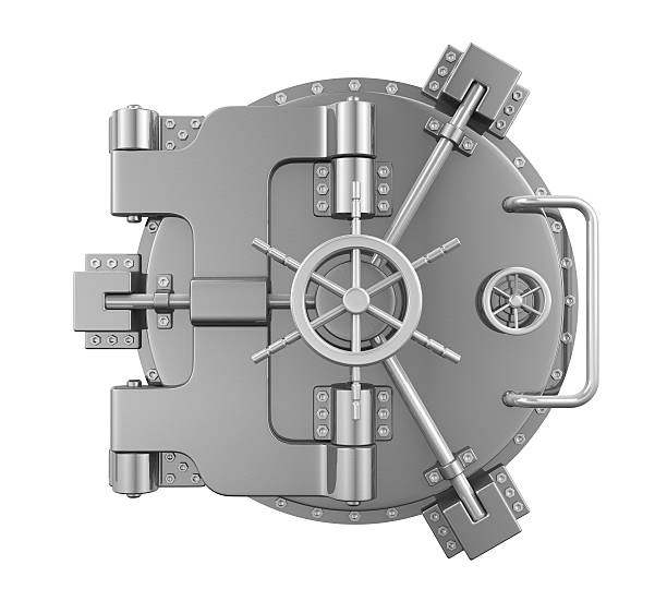 istock Close Bank Vault Door 629628984