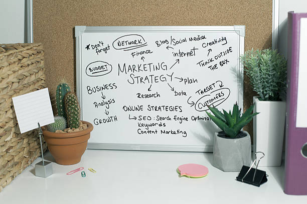 istock Marketing strategy business concept 629641552