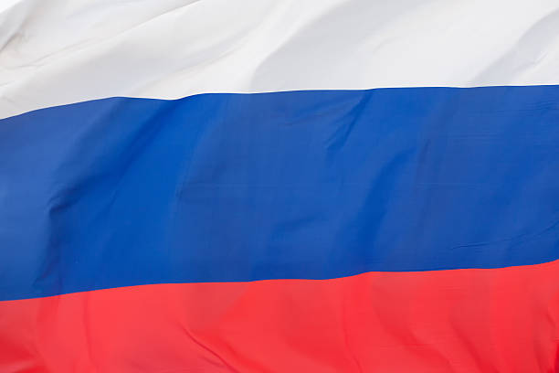 istock Close up of Russian flag 629641954