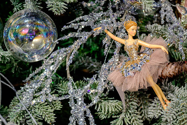 istock Ballerina toy Christmas decoration. 629654936