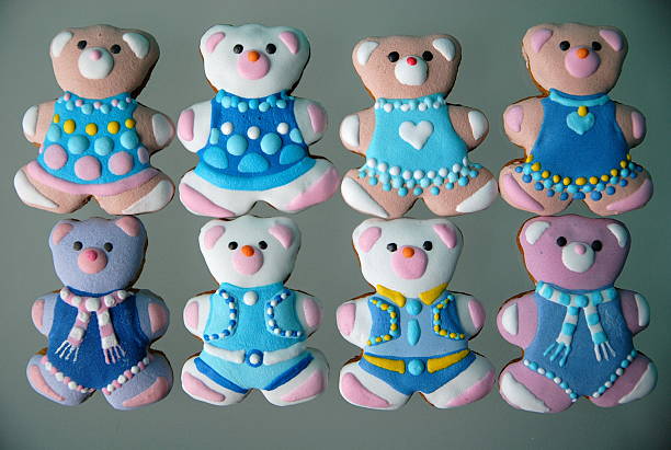istock Teddy bear toys cookies 629664460
