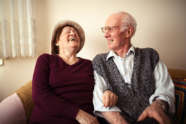 istock Lovely Senior Couple At Home 629665468