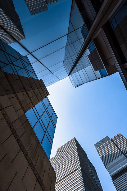istock low angle view of skyscrapers 629677998