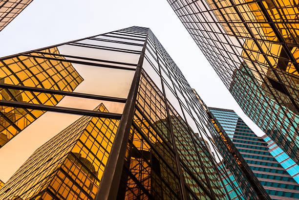 istock low angle view of skyscrapers 629680320