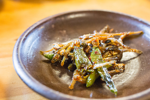 Stir-fried anchovies