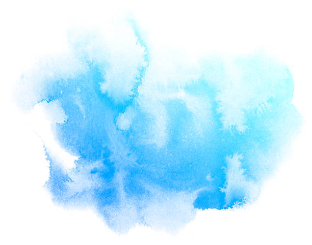 istock Abstract blue watercolor background. 629691154