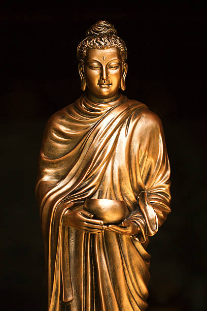 Golden Buddha at Wild Goose Pagoda, Xian, China