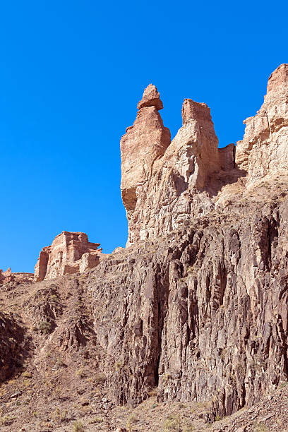istock Cliffs Sugar Head Sandstone Charyn Canyon Kazakhstan 629708120