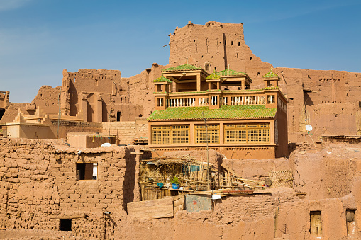 The original construction of the old Medina in Ouarzazate, Morocco