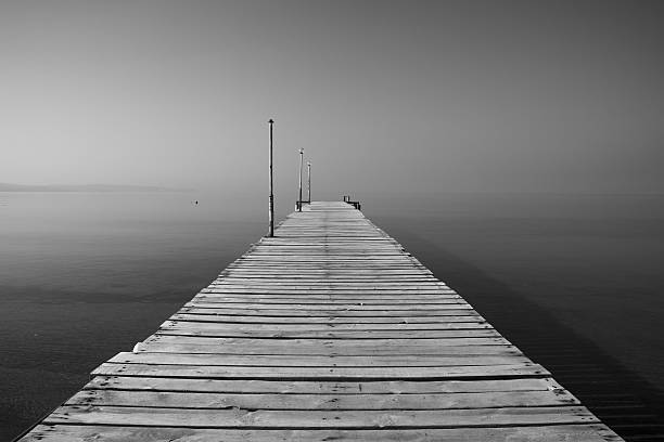 istock Wooden pier  - Stock Image 629713542