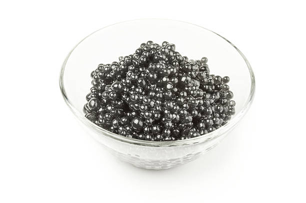istock Sturgeon roe isolated on a white background with clipping path 629724184