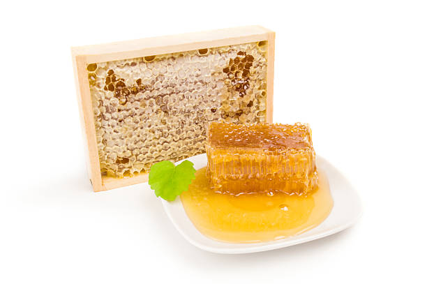 istock Sweet honey isolated on a white background cutout 629725836