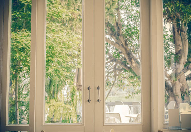 Window with a view of the garden