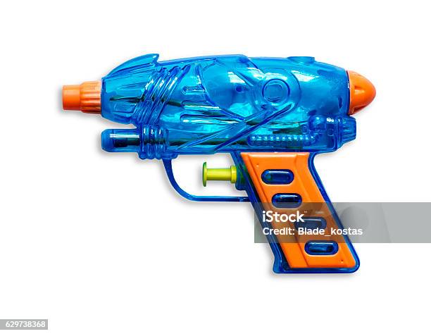 Water Gun Stock Photo - Download Image Now - Squirt Gun, Toy Gun, Cut Out