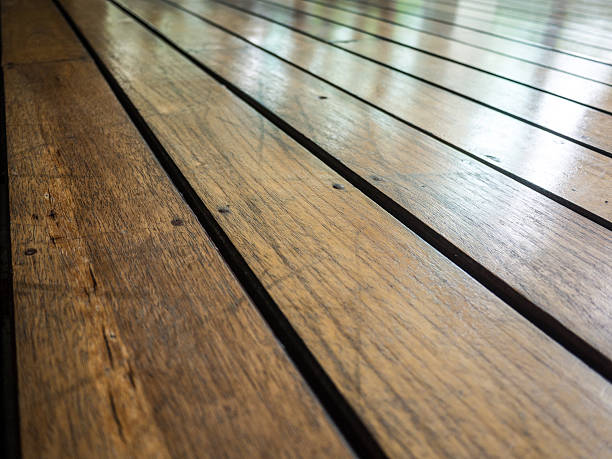 istock Wooden floor board background 629757806