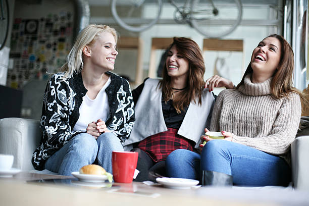 istock Funny girls. 629757940