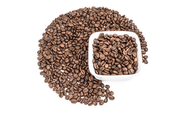 istock Brazilian coffee on a white background. Clipping path 629760474