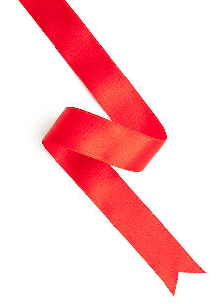 istock red ribbon border isolated on white 629765092