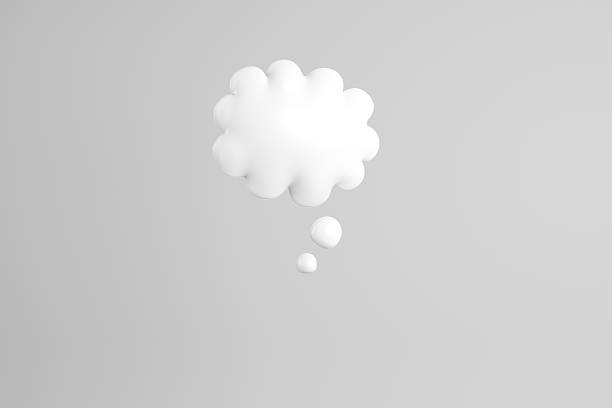 istock 3D illustration of white speech bubble 629775020
