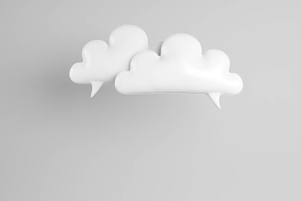 istock 3D illustration of white speech bubble 629775560