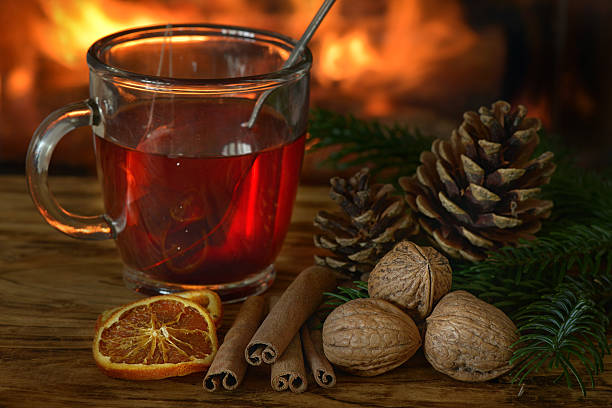 istock in the evening by the fireplace 629776744