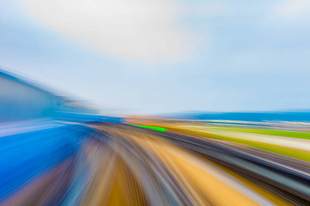 istock Speed motion in urban highway road tunnel 629777162