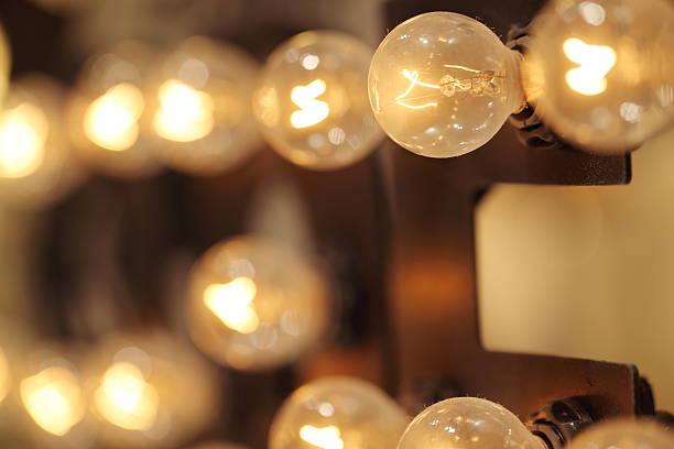 istock Low Angle View Of Illuminated Electric Lamp 629777274