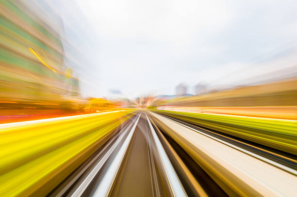 istock Speed motion in urban highway road tunnel 629778512