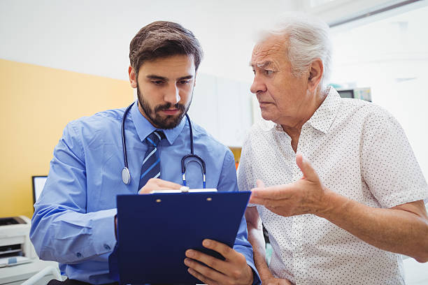 istock Patient consulting a doctor 629779268
