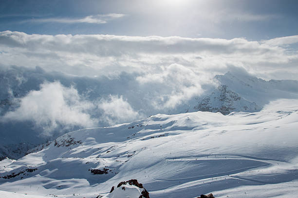 istock Ski in Elbrus region. 629779568