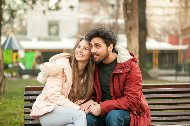 istock Young Couple in a Park 629780368