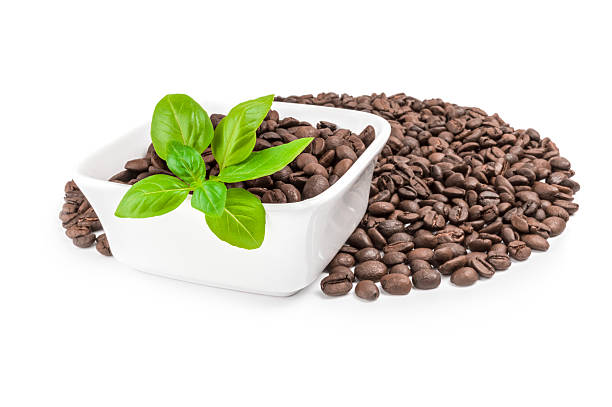 istock Roasted coffee beans isolated on a white background cutout 629780698