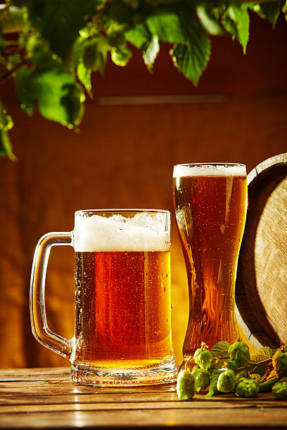 istock Still life of fresh beer 629780700