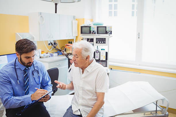 istock Patient consulting a doctor 629781246