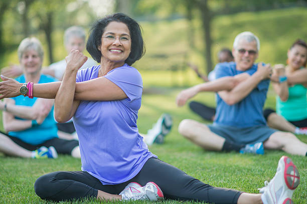 istock Senior Fitness Class 629782902