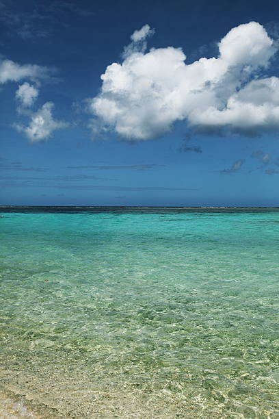 istock beach in view of Guam,US 629787238
